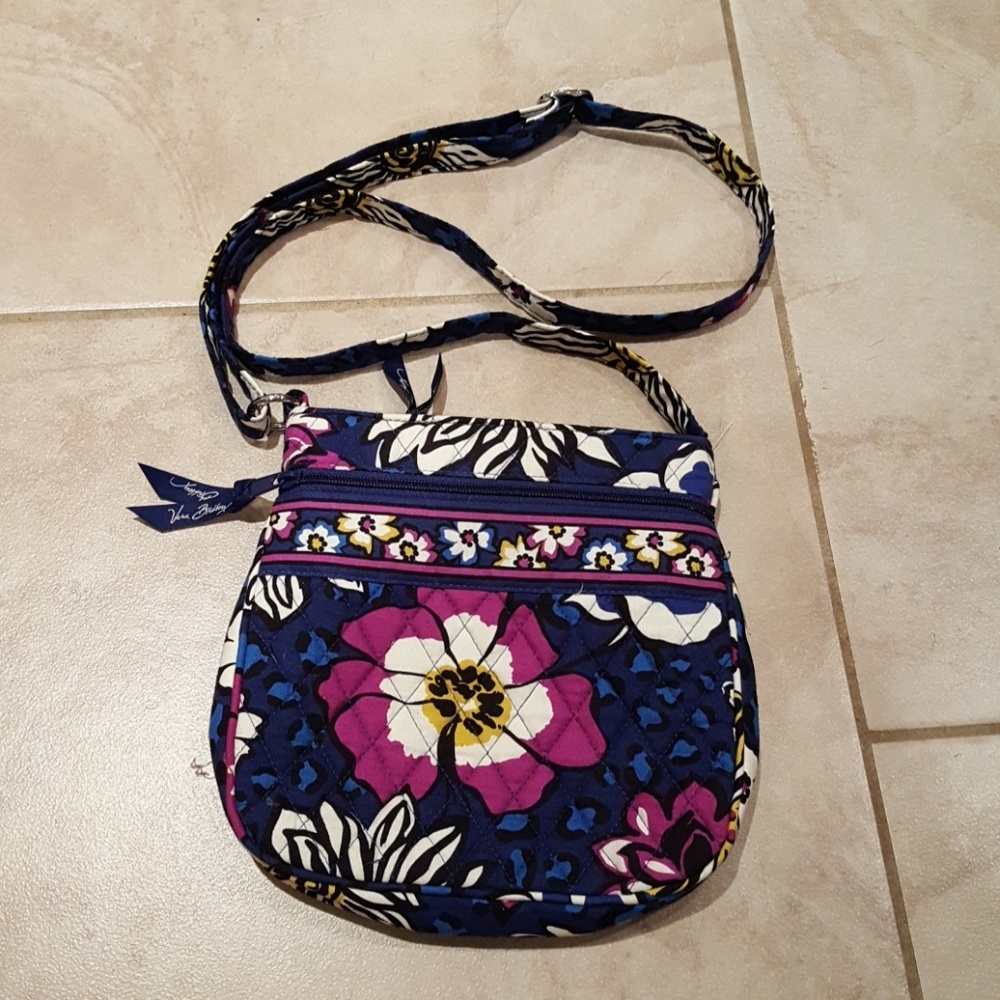 Vera Bradley Petite Double Zip Hipster Crossbody