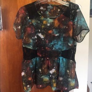 Galaxy Sheer Top
