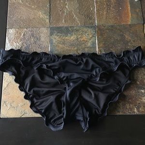 Victoria's Secret ruffle cheeky swim bottoms