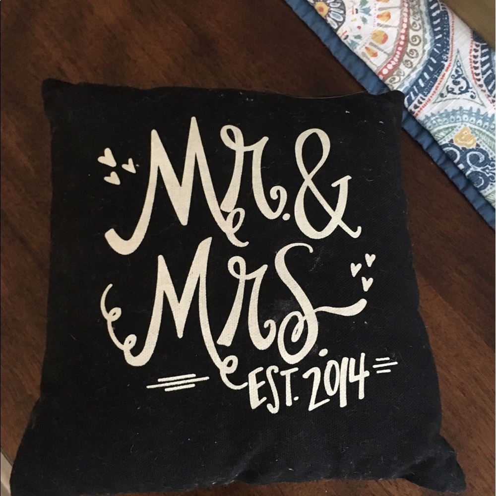 Francesca's mr n mrs pillow