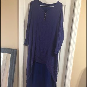 Long sleeve tunic dress
