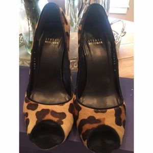 Stuart Weitzman Open Toe Wedges