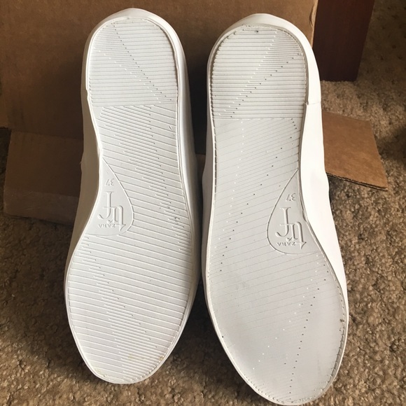 ⚡️2xHP⚡️Zara Embossed Leather Slip-Ons - Picture 3 of 4