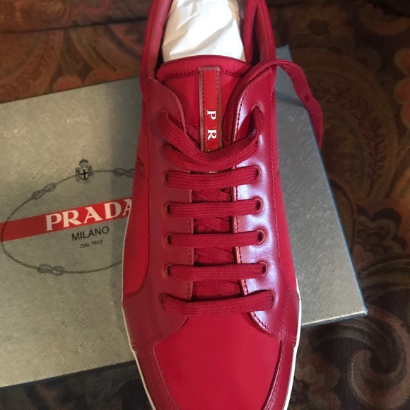 Prada shoes red and white. Brand new ! - Picture 3 of 4
