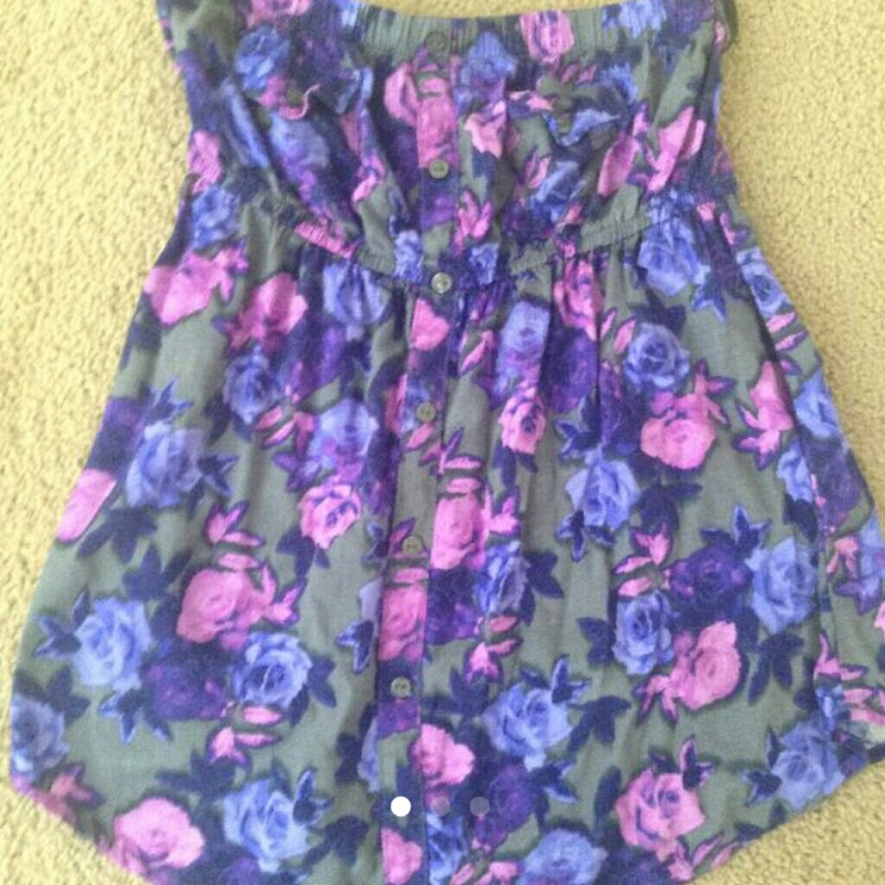 Floral Loose Tube Top