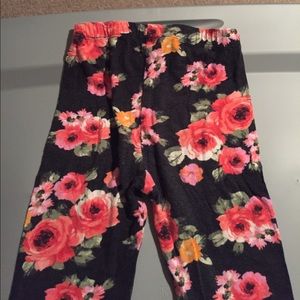 Floral print leggings