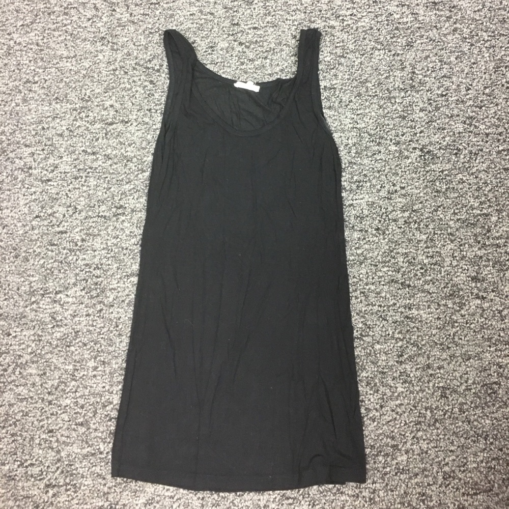 Black tank top