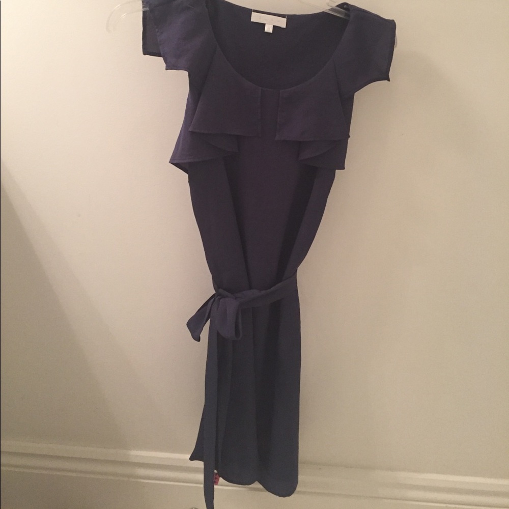 Tie waist shift dress