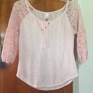 Pink 3/4 Sleeve Top