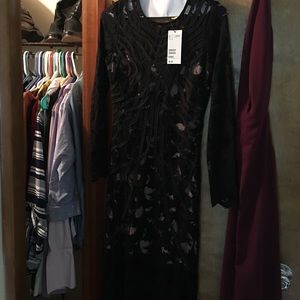 H&M long sleeve lace dress