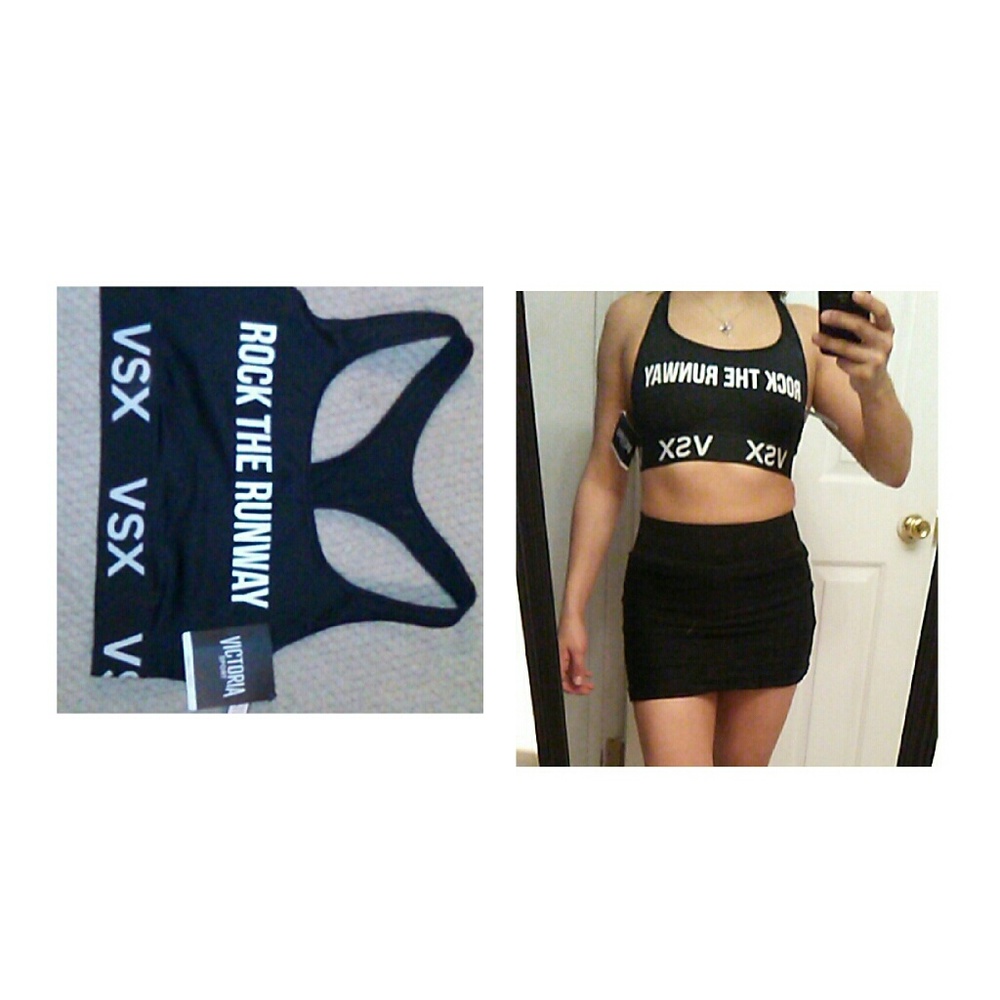 Rock the runway Victoria secrets sports bra