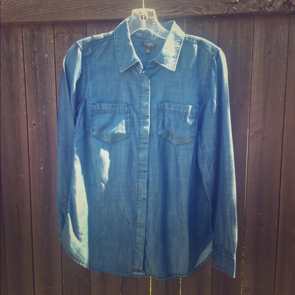 💛Talbots denim shirt💛