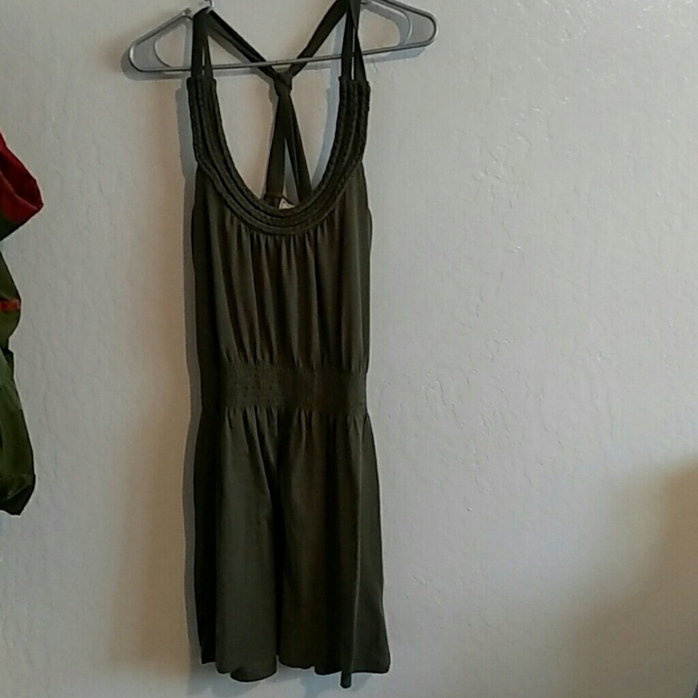 Olive Green Summer Dress