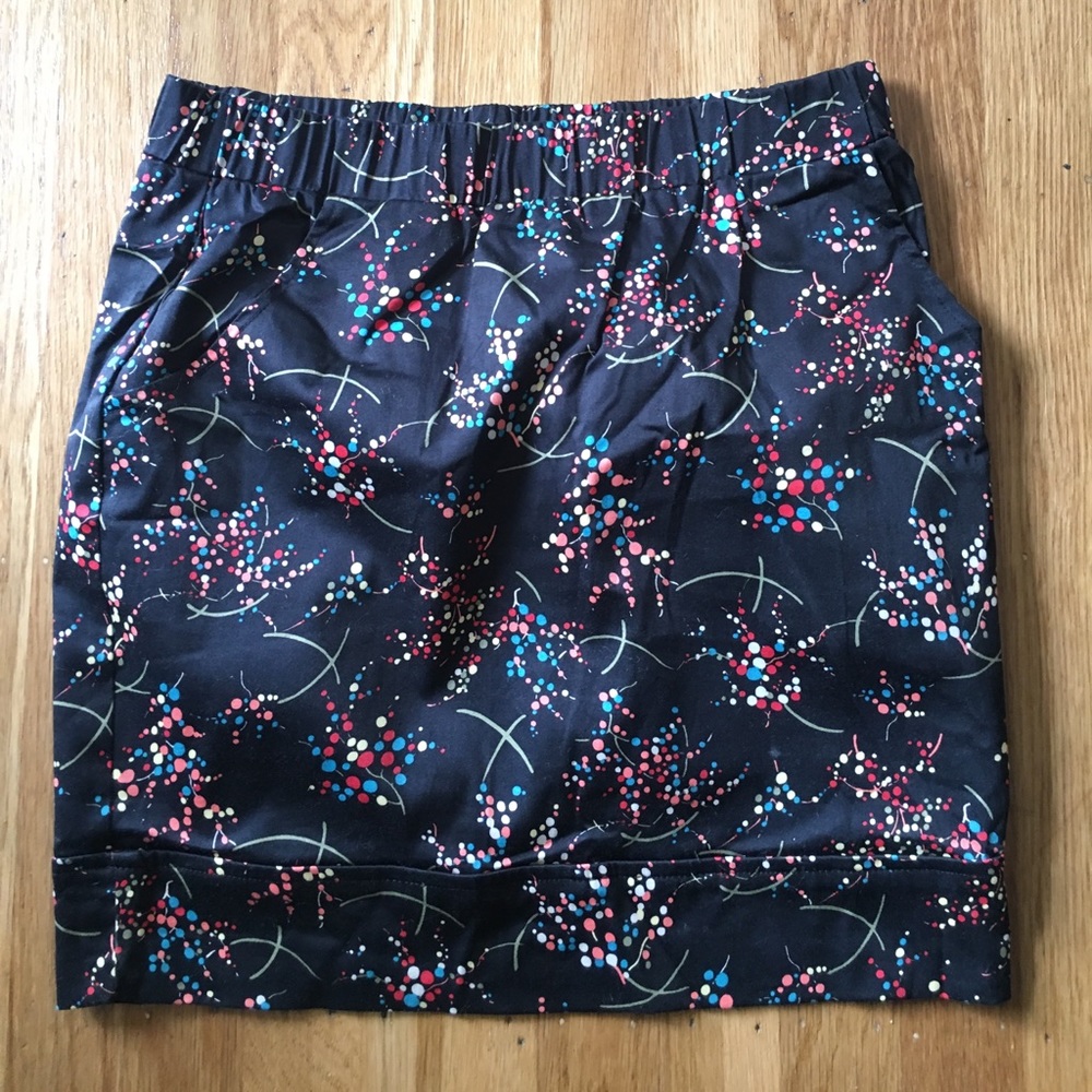 Print Mini Skirt