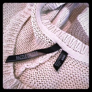 Coffee & cream color sweater