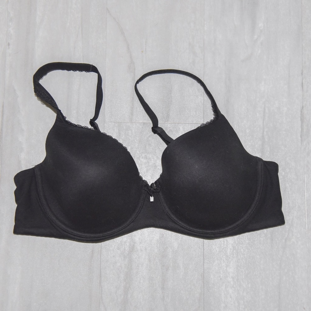34D Black Body By Victoria Lined Demi Bra