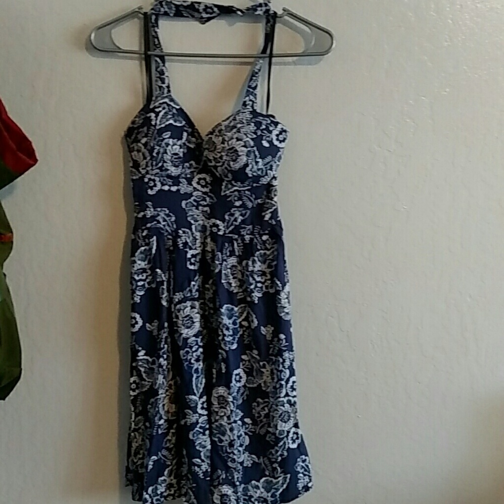 Halter Floral Summer Dress