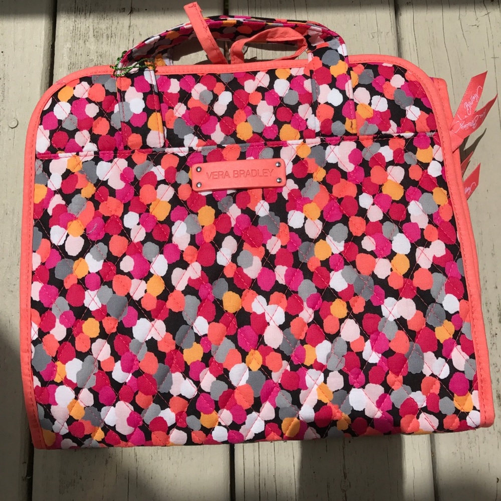 Vera Bradley hanging makeup organizer