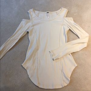 Free People Cold Shoulder Top