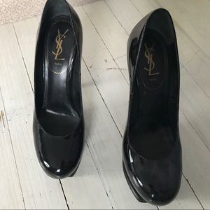 YSL Black Pump Heels