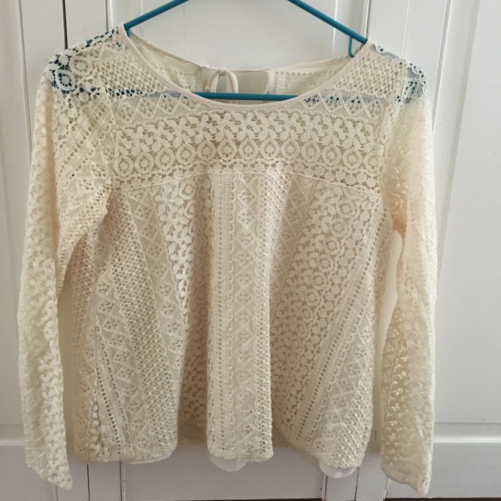 Hollister Off-White Top