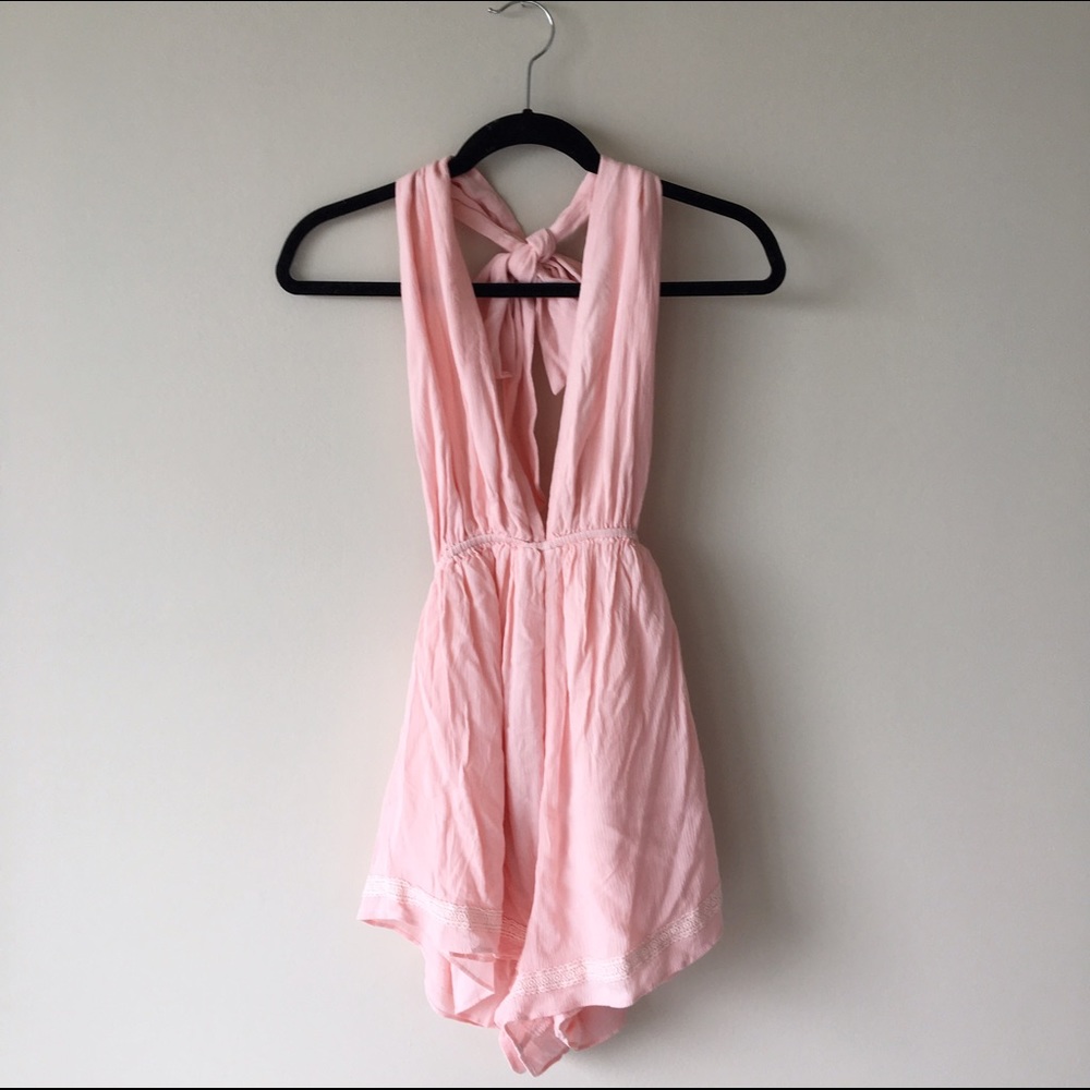 Blush Pink Playsuit