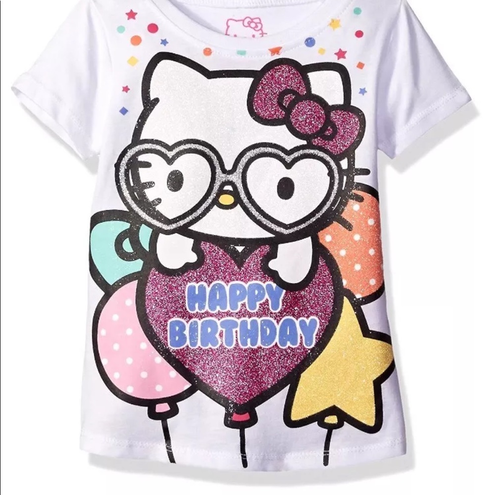 Happy Birthday Hello kitty shirt