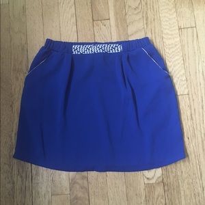 Blue skirt