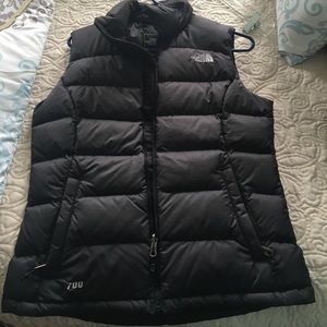 North face 700 women's black vest