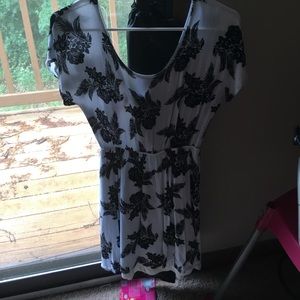 Black and white Charlotte Russe dress