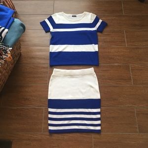 Matching skirt & shirt