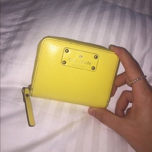 YELLOW KATE SPADE WALLET