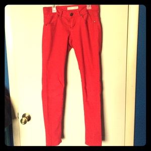 No boundaries red jeans size 3