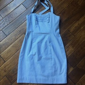Lillypulitzer seersucker halter dress