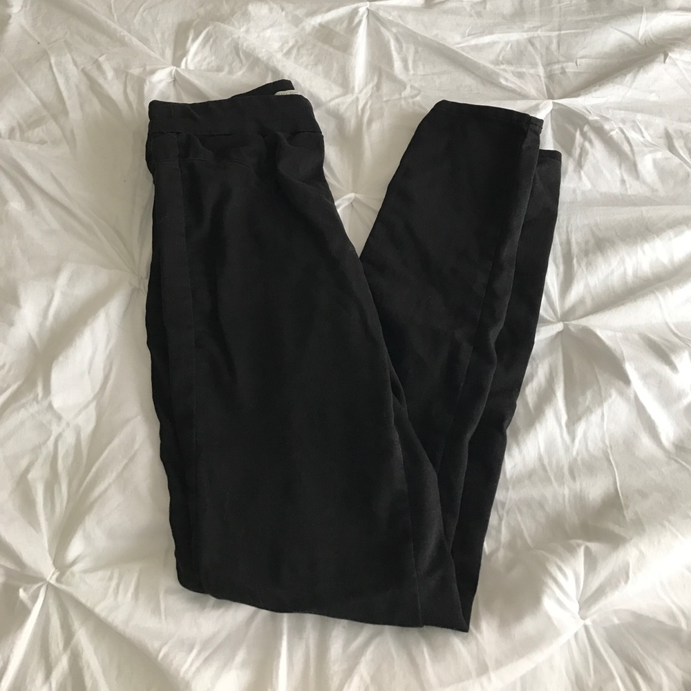 High waisted black Zara jeggings