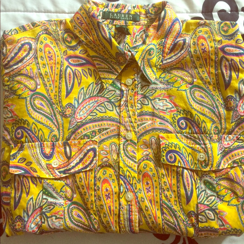 Lauren Ralph Lauren Paisley Shirt🎉