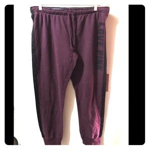 Burgundy Victoria secret sweats!