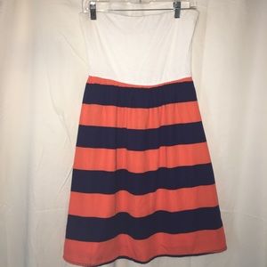 Gameday strapless dress
