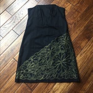 Black Lilly strapless dress