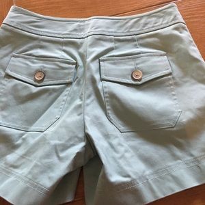 Trina Turk light green shorts. Size 0