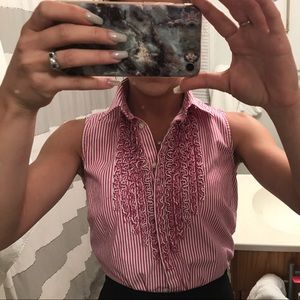 Ralph Lauren Sleeveless Button Up