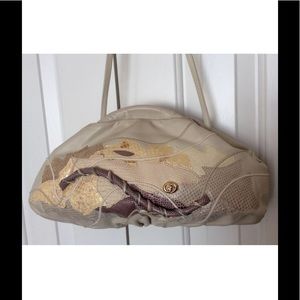 VINTAGE CARLO FIORI LEATHER SHOULDER BAG