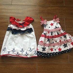 Baby girl dresses. 18 mo.