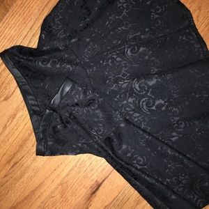 Express black designed skirt