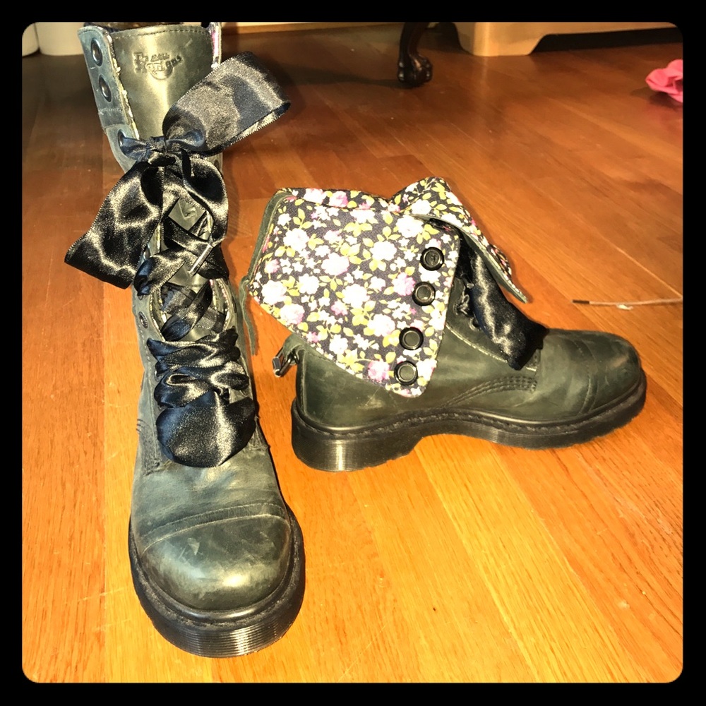 Dr. Marten's Original Floral Combat Boots