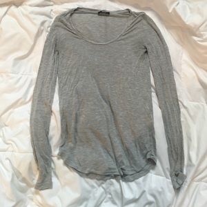 PAIGE scoop neck long sleeve tee