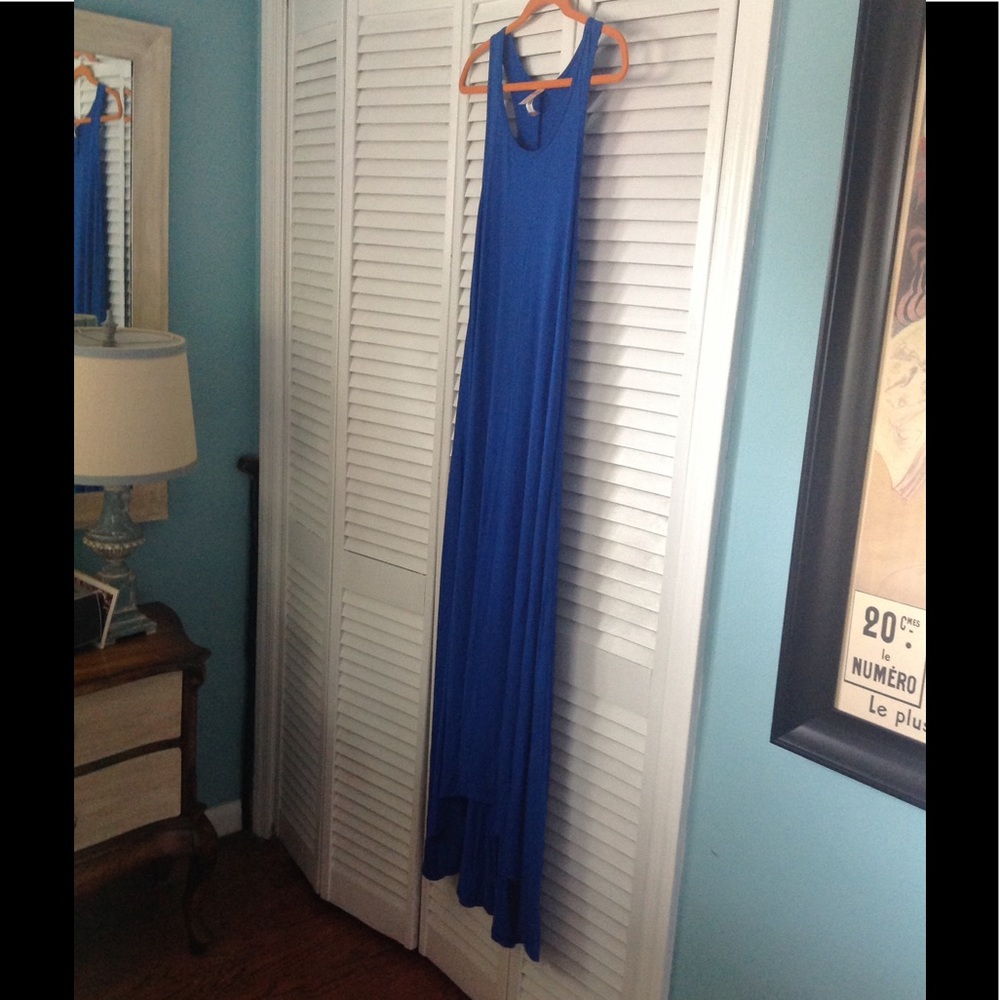 RacerBack HiLow Maxi Dress