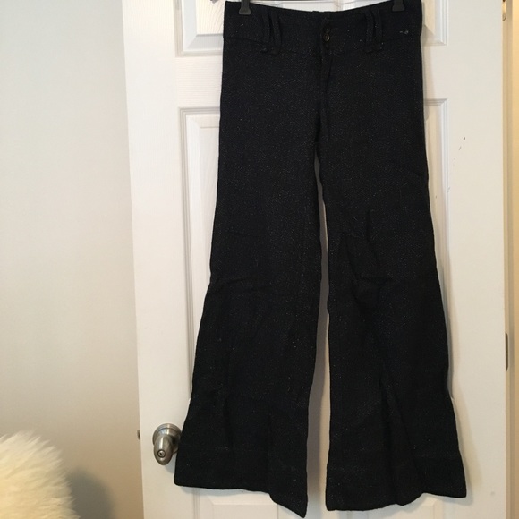 Free people navy wool pants - Picture 2 of 4