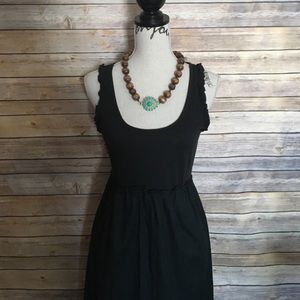 J Crew Black cotton dress