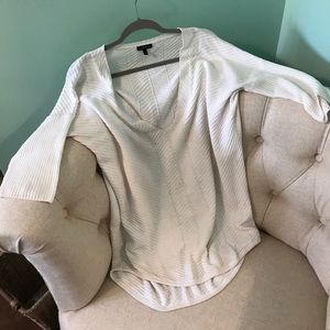 Express light cream sweater